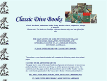 Tablet Screenshot of classicdivebooks.info